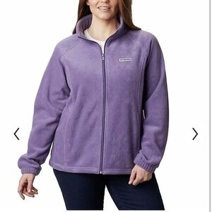 Columbia purple fleece jacket​